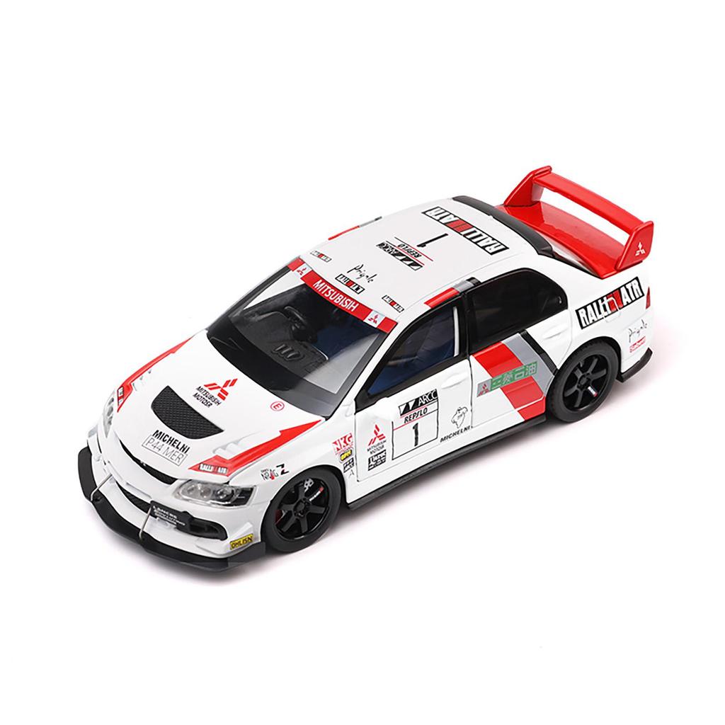 Mitsubishi Evo 1:32 Alloy Car Model with Pull-Back and Sound Effects - EVO Rally Series Collectible Ornament