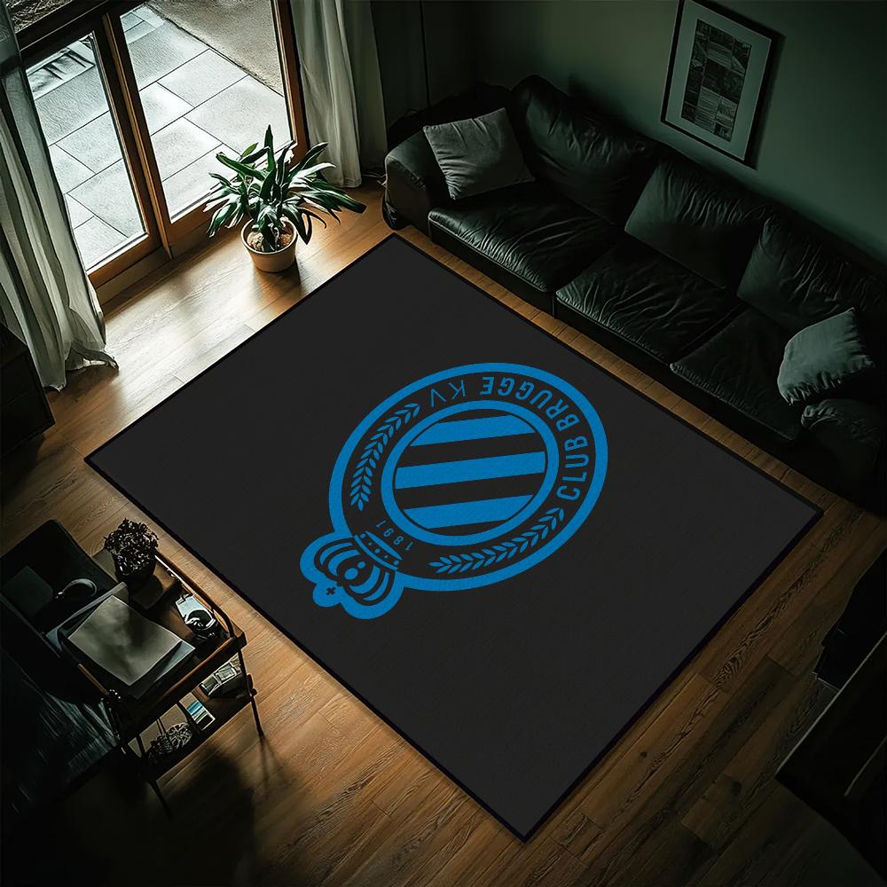 Коврик для прихожей KV Club Brugge, нескользящий, моющийся ковер для кухни, прихожей, гостиной, коридора, ванной комнаты