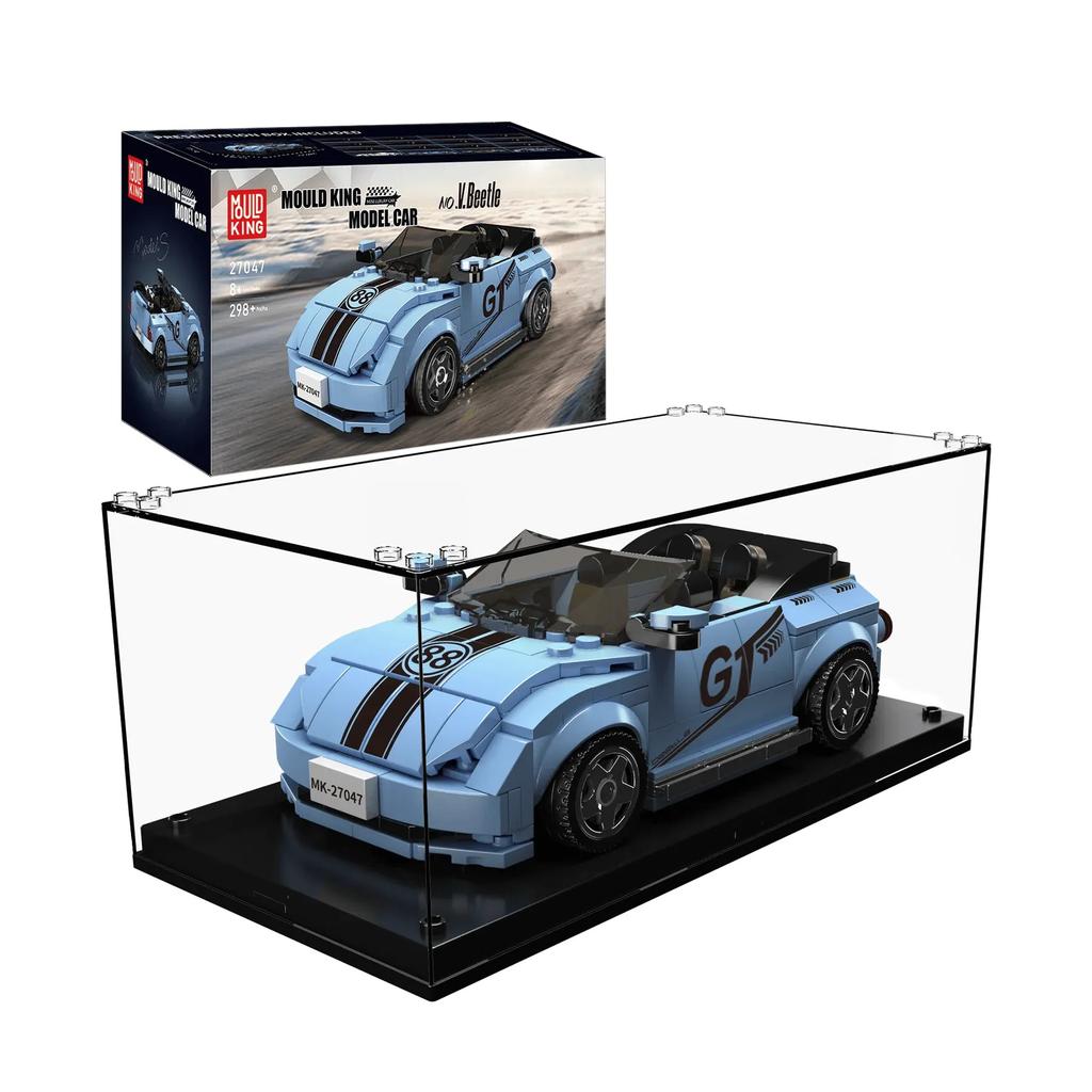 MOULD KING Speed Champion V.Beetle Supercar 27047 Building Set Toy Collectible Model Car Block Children's Gift 8+(298 Pieces)