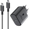 45 Вт Зарядное устройство USB C Быстрая зарядка для Samsung Galaxy S23 Ultra/S22 Ultra/S22 Plus/S21 Ultra 5G/S20/Note 20, Сверхбыстрая зарядка