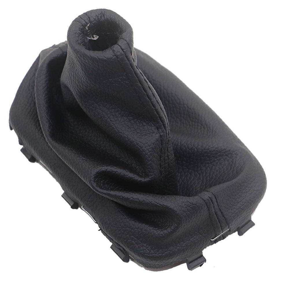 Черные кожаные чехлы ручки переключения передач для Kia Forte/Koup 2009-13 #84640-1M500WK