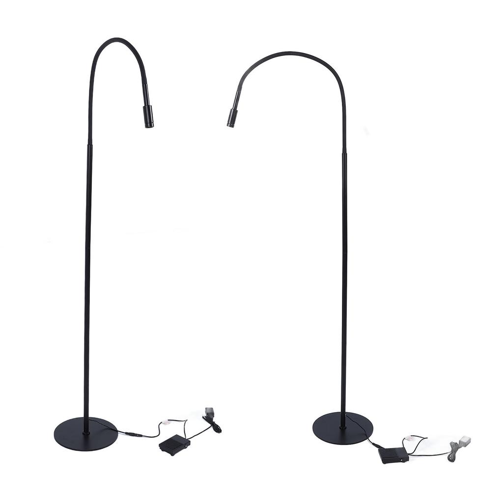 УФ-лампа для наращивания ресниц с ножной педалью управления, продлевает жизнь ресницам, регулируемая УФ-лампа с гусиной шеей