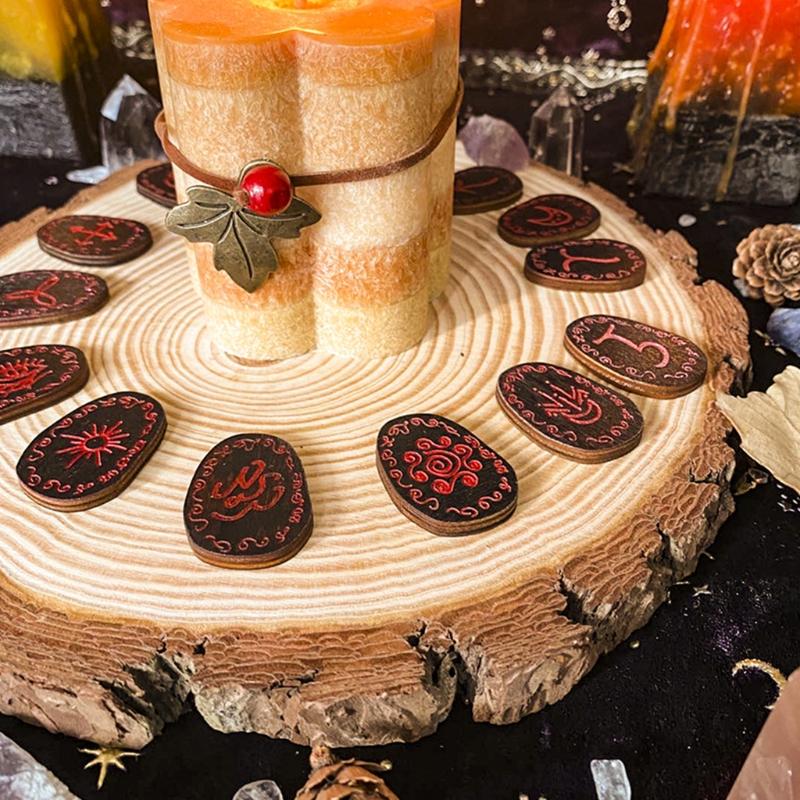 Crystal Rune Stones Silicone Molds Resin Molds Runes Symbol Crystal Molds for Resin Divination Letter Epoxy Mold