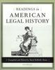 Книга Readings In American Legal History