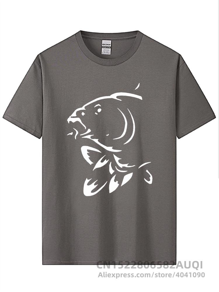 Летний топ с круглым вырезом и 3D-принтом рыбы, модная повседневная мужская футболка с коротким рукавом