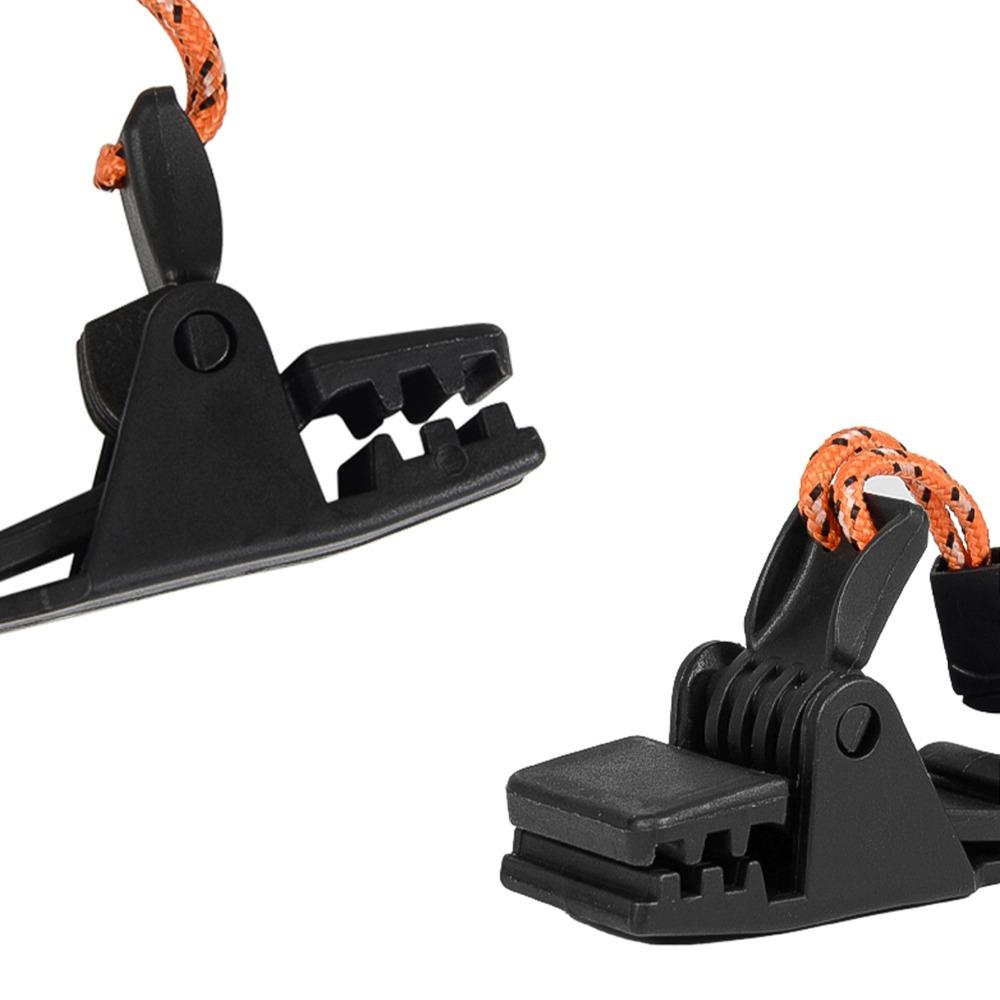 4 Pcs Nylon Tent Clip Heavy Duty Windproof Clamps Durable Awning Clamp  Caravan Canopies