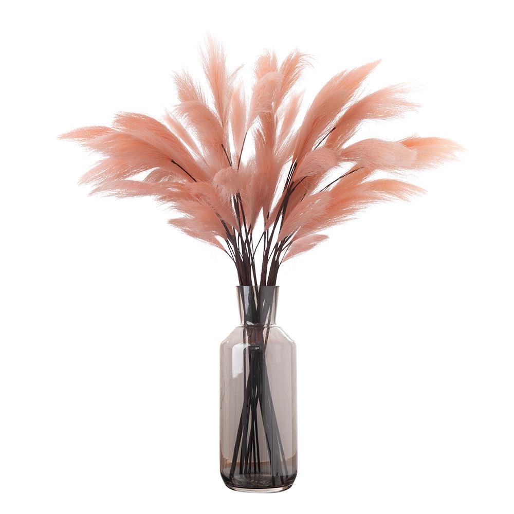Reed Pampas Grass Artificial Flowers - Wedding Decorations, Green Plants, Simulation Flowers MW85502.
