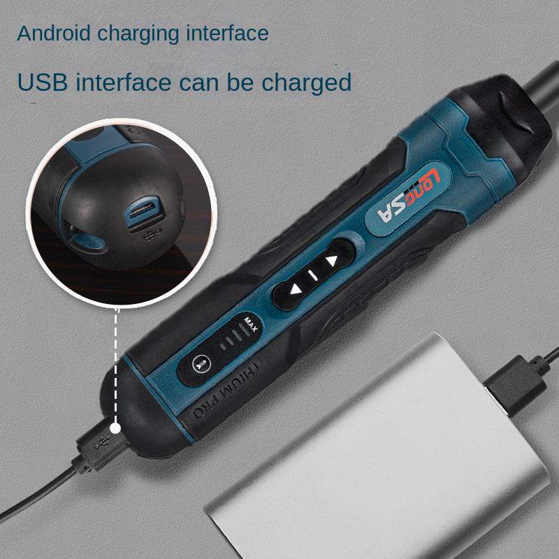 Industrial grade electric screwdriver, convenient straight handle screwdriver, multifunctional small mini screwdriver tool set