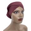 Ribbed Cross Front Under Scarves Muslim Inner Hijab Cap