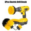 Car Brush Car Accessories Cleaning Tool Auto Detailing Hard Bristle Drill Scrubber Brush Kit