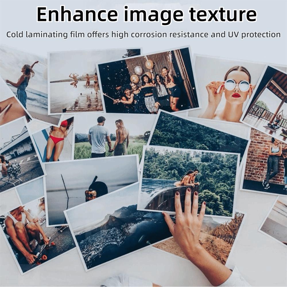 A4/A5/A6 Glossy Film Waterproof Vinyl Sticker New Vinyl Laminating Film  Office&Home Use