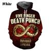 Men's And Women's Five Finger Death Punch Hoodies 3D Printing Casual Autumn Winter Sweatshirts Hip-hop Rock Hoodie