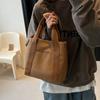 Холщовая сумка женская осенне-зимняя универсальная 2025 новая модная портативная женская сумка простая тканевая сумка сумка-тоут