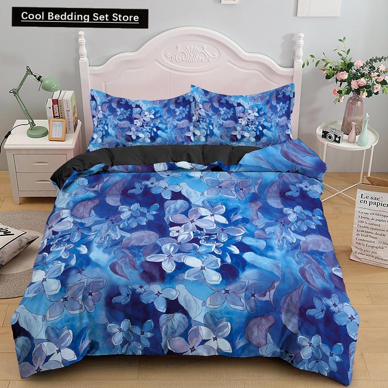 Комплект постельного белья «Природа» с изображением тропических зеленых листьев, джунглей и растений, пододеяльник с 3D-ботаническим рисунком из полиэстера