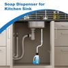 Дозатор для мыла из нержавеющей стали, комплект удлинительных трубок, кухонная мойка, дозатор жидкого мыла, лосьон для ванной комнаты, моющее средство, ручные пресс-насосы