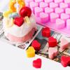 55 Grids Silicone Chocolate Mold Food Grade Small Love Heart Shape Cake Baking Mould Non-stick Candle Molds Fondant Candy Mold