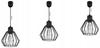 Hanging Lamp, Ceiling Chandelier, Wire Shade, Led
