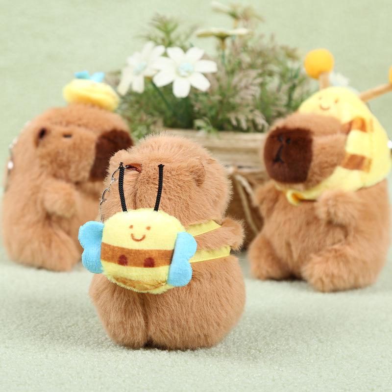 Плюшевая игрушка Капибара, брелок-подвеска - Мягкая игрушка, тряпичная кукла