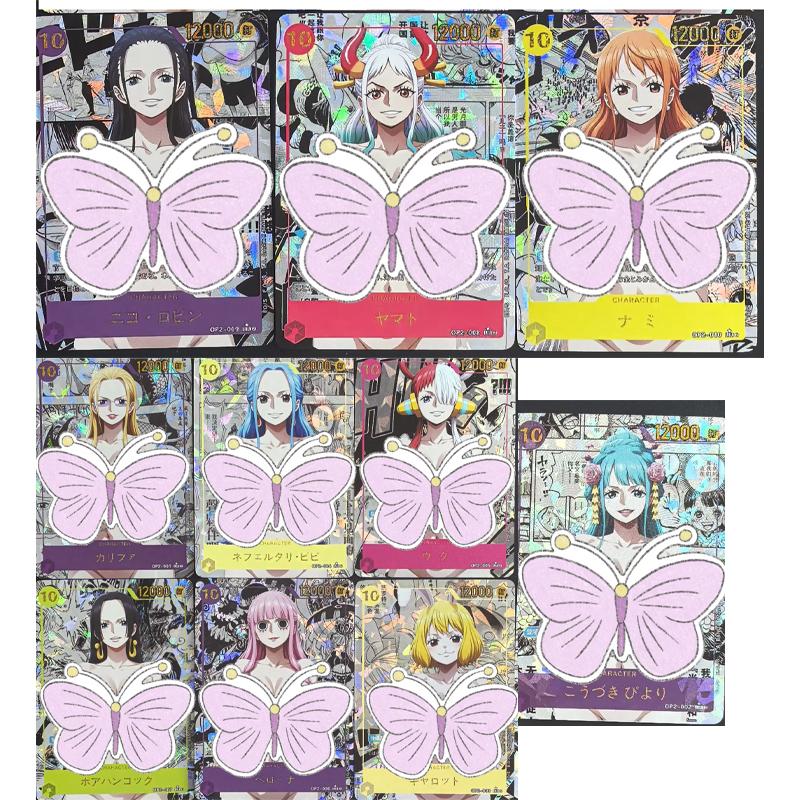 Сделай сам One Piece Самоконтроль Сбор подписей Торговая Флеш-карта Аниме Мультфильм Подарок OPGC PSA10 Коллекционная