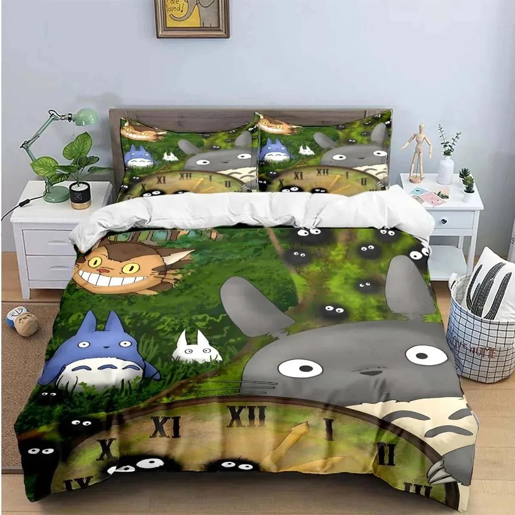Chinese C-Chinchillas Cat Fashion Anime Digital Printing Bedding Set Duvet Cover Comforter Bed Youth Kids Girl Boys Gift