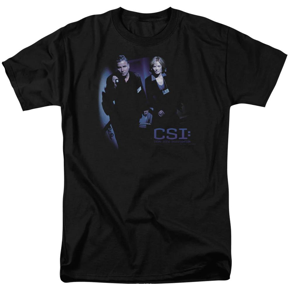 Csi At The Scene Mens T Shirt Black Officially Licensed