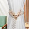 1Pcs Curtain Buckle Elastic Force Pearl Curtain Buckle Decorate Christmas Decorations Simplicity Curtain Straps Elastic
