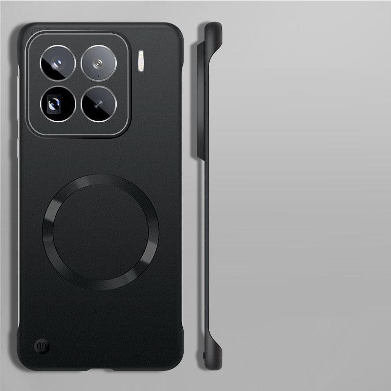 Cases For Xiaomi 15 Pro 14 Ultra Frameless Phone Matte Case For Xiaomi 14 Pro 13 Ultra Wireless Charging For Magsafe Magnet Magsafing Borderless Cover