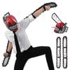 Chainsaw Man Cosplay Mask and Arm Chainsaw Set Anime Costume Prop Realistic Devil Hunter Accessories