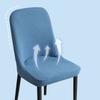 Curved Integrated Seat Cover High-elastic Stool Slipcover Dining Chair Cover  for Home Decoration