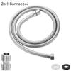 Stainless Steel Shower Head Hose Large Bore Shower Extension Tube Durable Faucet Hose  Hotel