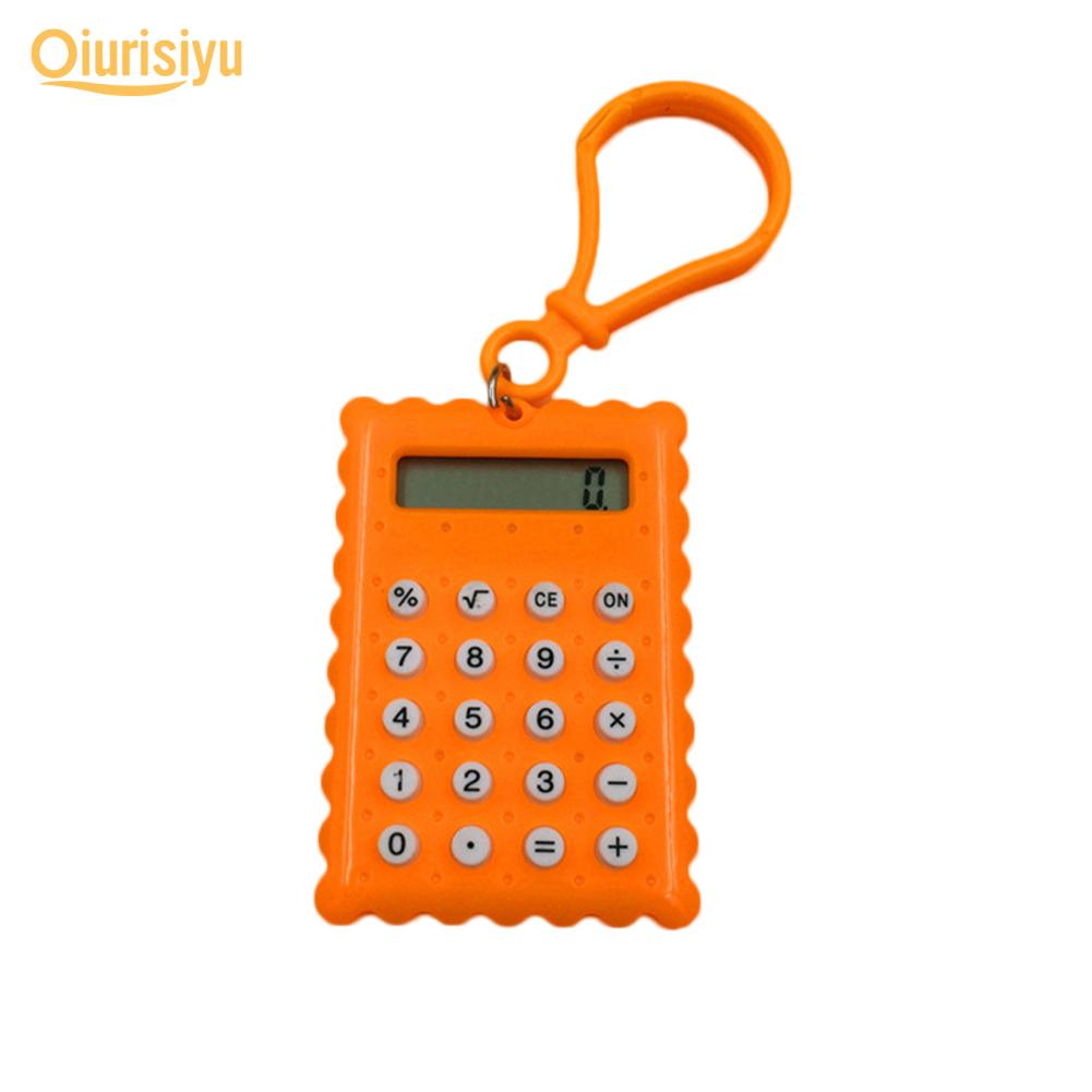 Карманный студенческий мини-электронный калькулятор в форме печенья