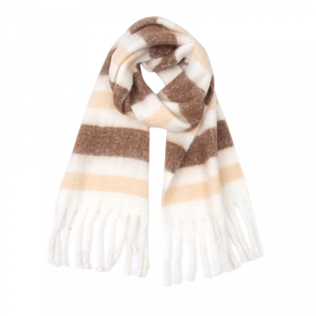 Autumn Winter Tassel Shawl Female Warm Colorful Plaid Scarf
