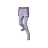 Li-Ning Drawstring Color Block Breathable Knitted Sports Pants Men Bottoms Cloud-White AKLS105-1