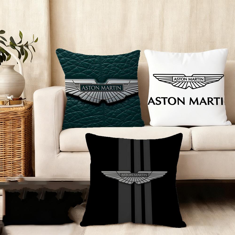 Роскошная наволочка для подушки A-Aston-S Martin, шелковистый короткий плюш, для домашнего дивана - Невидимая молния, домашний декор