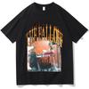 J Cole THE FALL OFF Футболка Графическая одежда Хип-хоп Рэп Хлопок Круглый вырез Короткий рукав Музыкальная атрибутика Модные Топы Футболки Уличная одежда