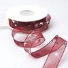 2.5cm Star Silk Ribbon Polyester Floral Bouquet Ribbon Creative Gifts Packaging Material