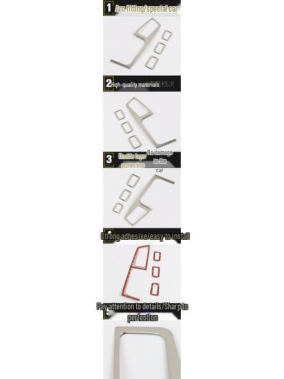 Compatible Lavida Window Lift Switch Trim for 15 Models