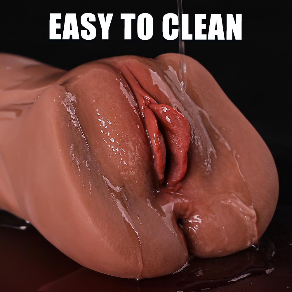 Мастурбатор для мужчин, настоящая вагина, карманная киска, секс-игрушка для взрослых, искусственная 2 в 1, вагинальная анальная мужская мастурбационная чашка, реалистичная вагина, тугая анальная игрушка