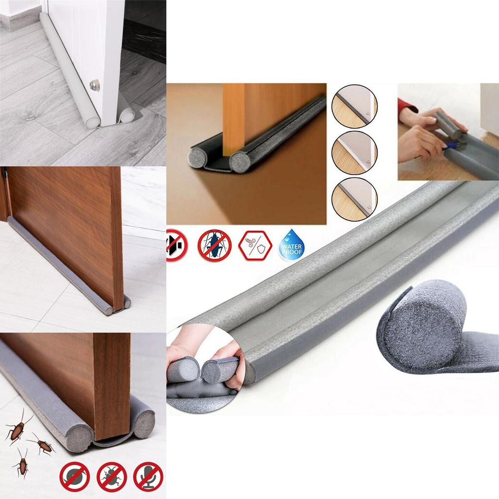 Flexible Bottom Door Sealing Strip Guard Wind Dust Threshold Seal Stopper Draft
