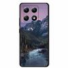 For Xiaomi 15T 5G Black Protection Scenery Printed Soft Silicone Bumper for Xiaomi 15T Pro 5G Cloud Planet Painted Bumper Coque