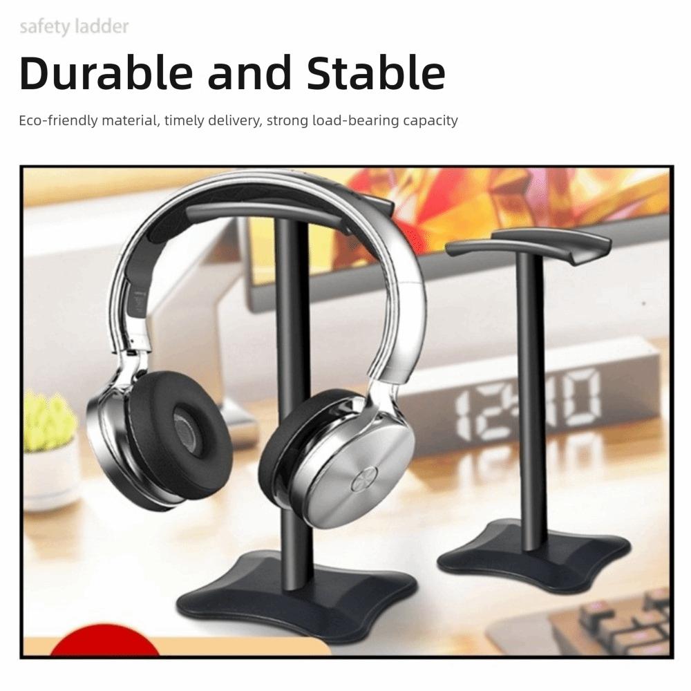 Multi-Style Headset Holder ABS & Aluminum Alloy Over-Ear Headset Holder Home Office