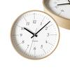 KATOMOKU Plywood Clock 18 Natural Wall Clock with Continuous Second Hand km-110NA 304mm (quartz Clock)