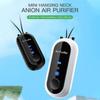 PDTO Новый USB Портативный Очиститель Воздуха Ожерелье Носимый Персональный Анион Отрицательный Ионизатор