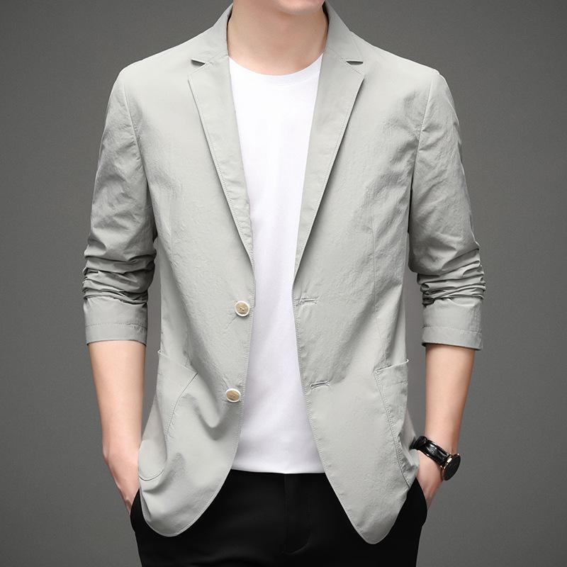 Весенний новый повседневный костюм, однослойное универсальное тонкое пальто Benxi