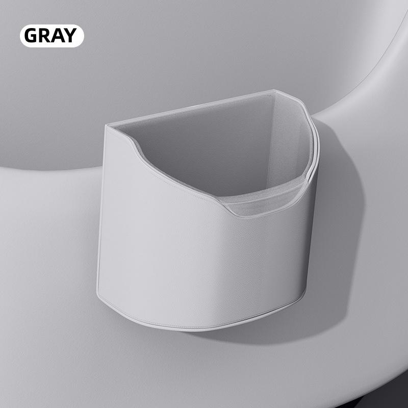 1pc Detachable Waterproof Car Trash Can - Mini Leakproof Garbage Bin & Organizer for Easy Cleaning & Tidy Interiors