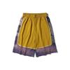 Баскетбольные шорты Li Ning Badfive Basketball Series Loose Letter с эластичной талией, мужские шорты, желтые AAPP343-2