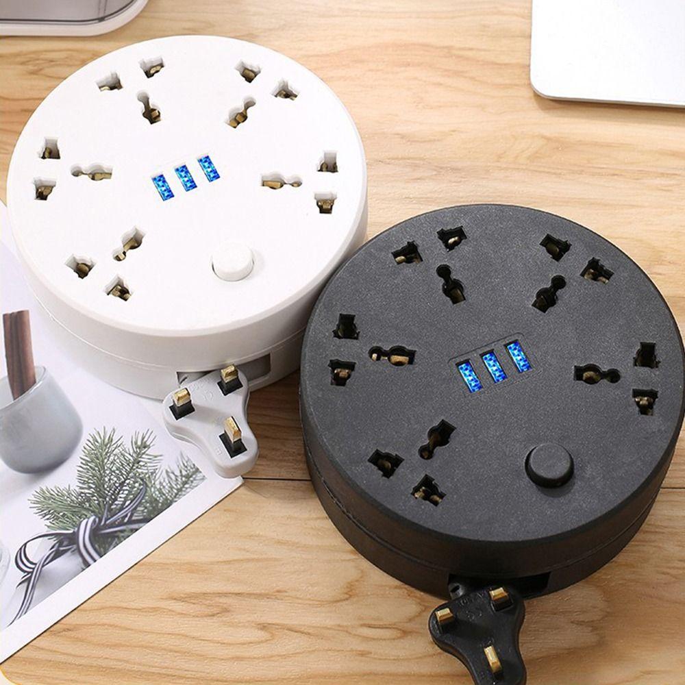 Universal Multi Outlet Power Strip Socket Socket Adapter with Long Cable Travel Essentials
