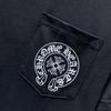 8555 CHROME HEARTS 2025 Лето Новая Высококачественный Хлопок Круглый Вырез Свободный Большой Размер Мужская и Женская Футболка Парная Футболка