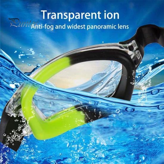 Kids Swimming Glasses Ergonomic Design Adjustable Anti-Fog UV Protection Swim Eyewear Diving Glasses for Children