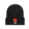 Yakuza Pug Katana Knitted Caps for Women Unisex Skullies Beanies Winter Hats Polyester Dog Warm Cap